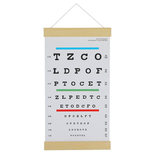 Eye chart for - eye, exams