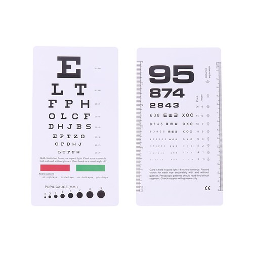The list standard eye test - standard,