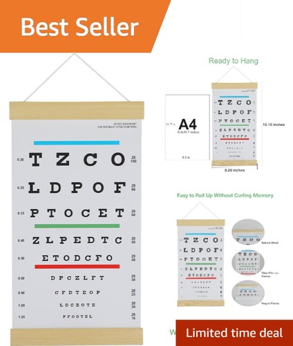 Framed snellen eye chart - framed,