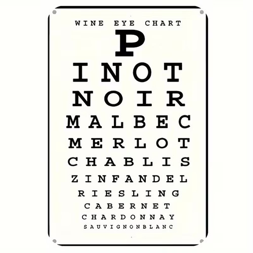 Fun wine eye - fun, sign