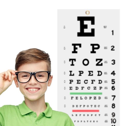 Eye chart 56cmx27cm - chart, for
