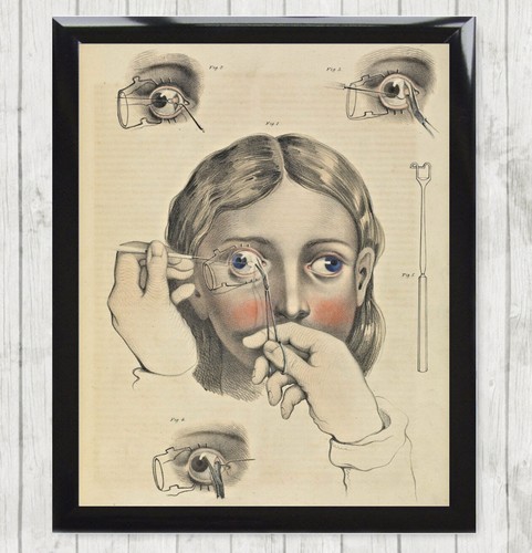 Print poster vintage - poster, eye