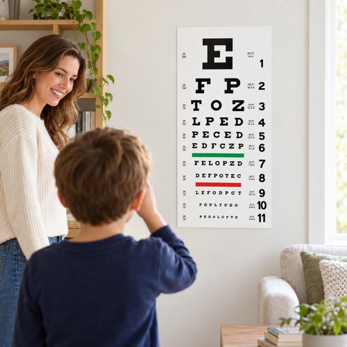 Wall mounted snellen - snellen, eye