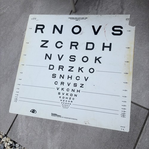 Vintage opticians eye test - opticians,