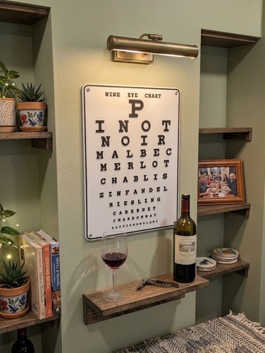 Wine eye chart - eye,