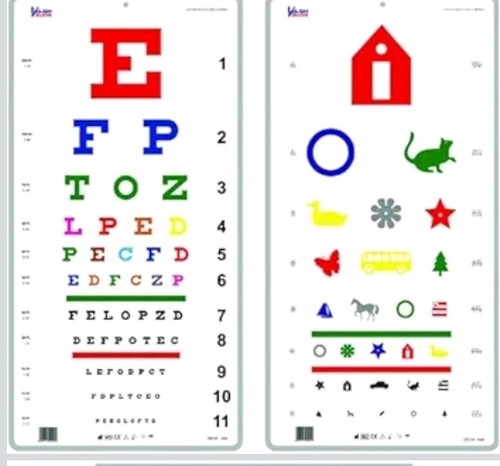 Eye chart eco friendly - chart,