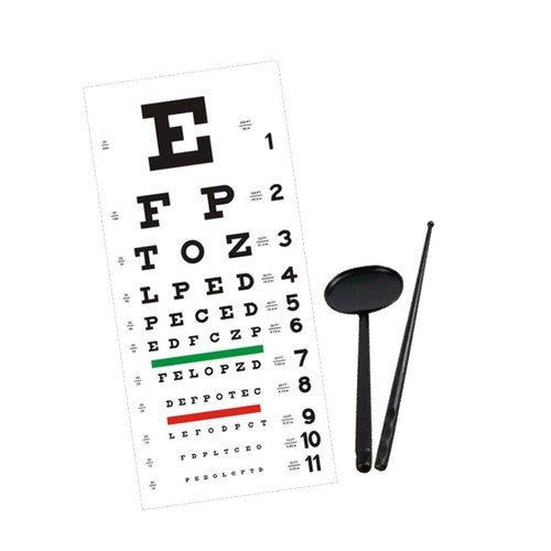 Eye chart x10 - 22.05"x10.24", with