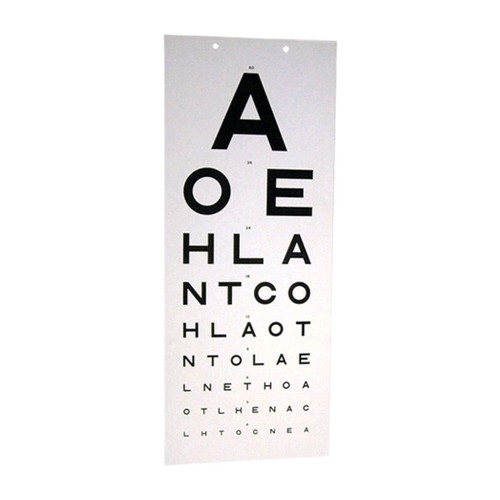 Opticians snellen eye test - snellen,